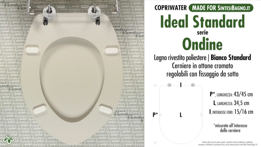 Sedute wc Ondine Ideal Standard